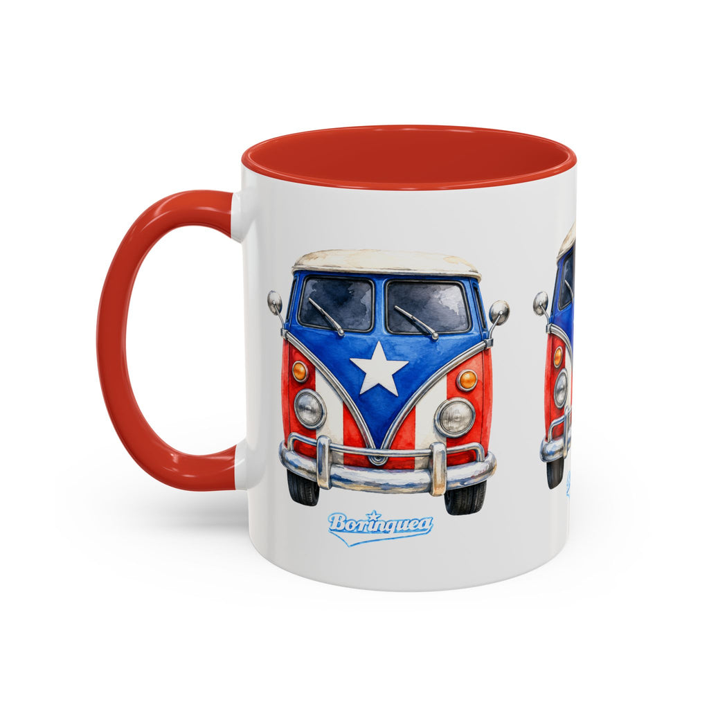 Taza "Van Boricua 11oz" Borinquea