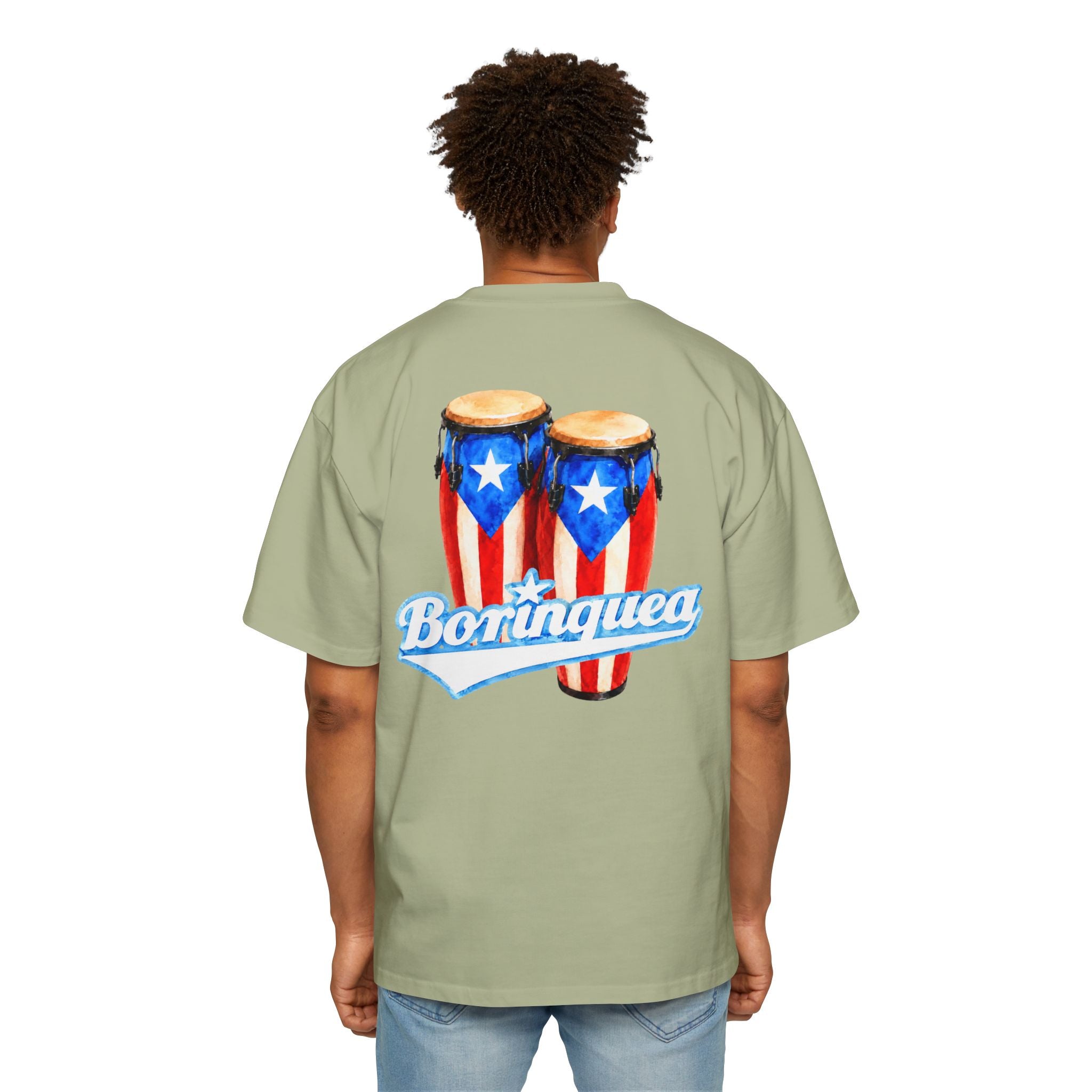 Camisa Oversized “Congas Puerto Rico” Borinquea