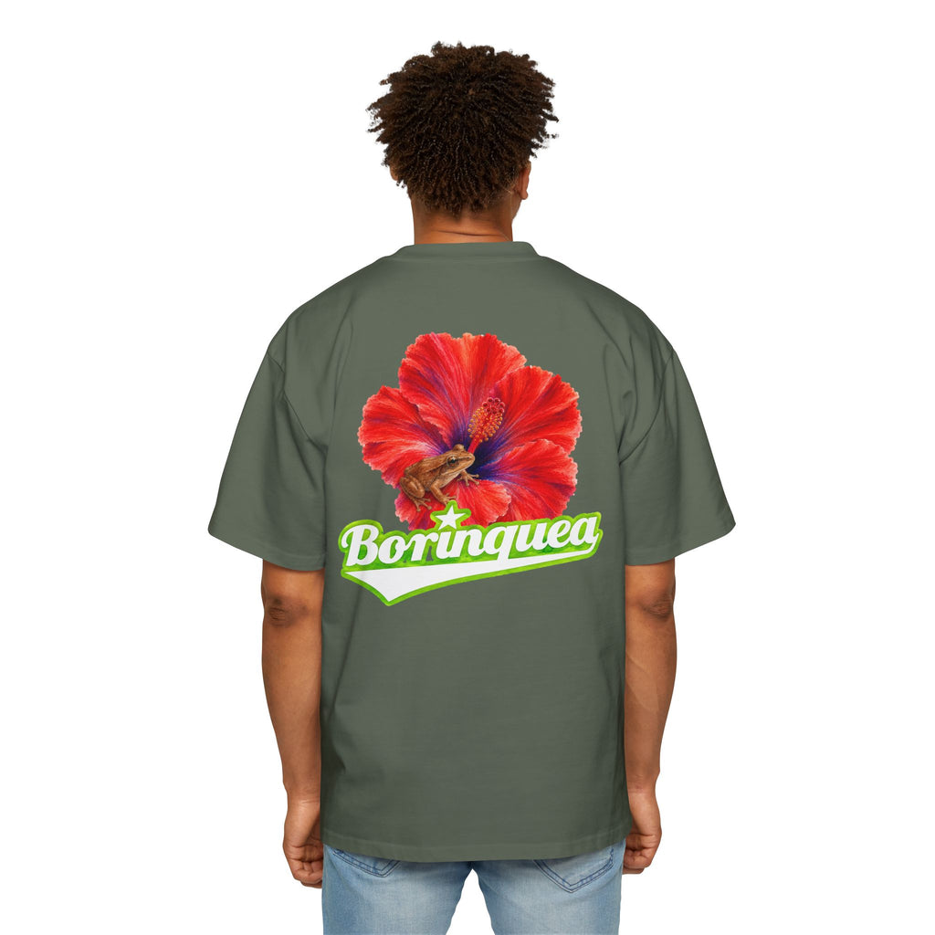 Camisa Oversize "Coquí y Flor de Maga" Borinquea