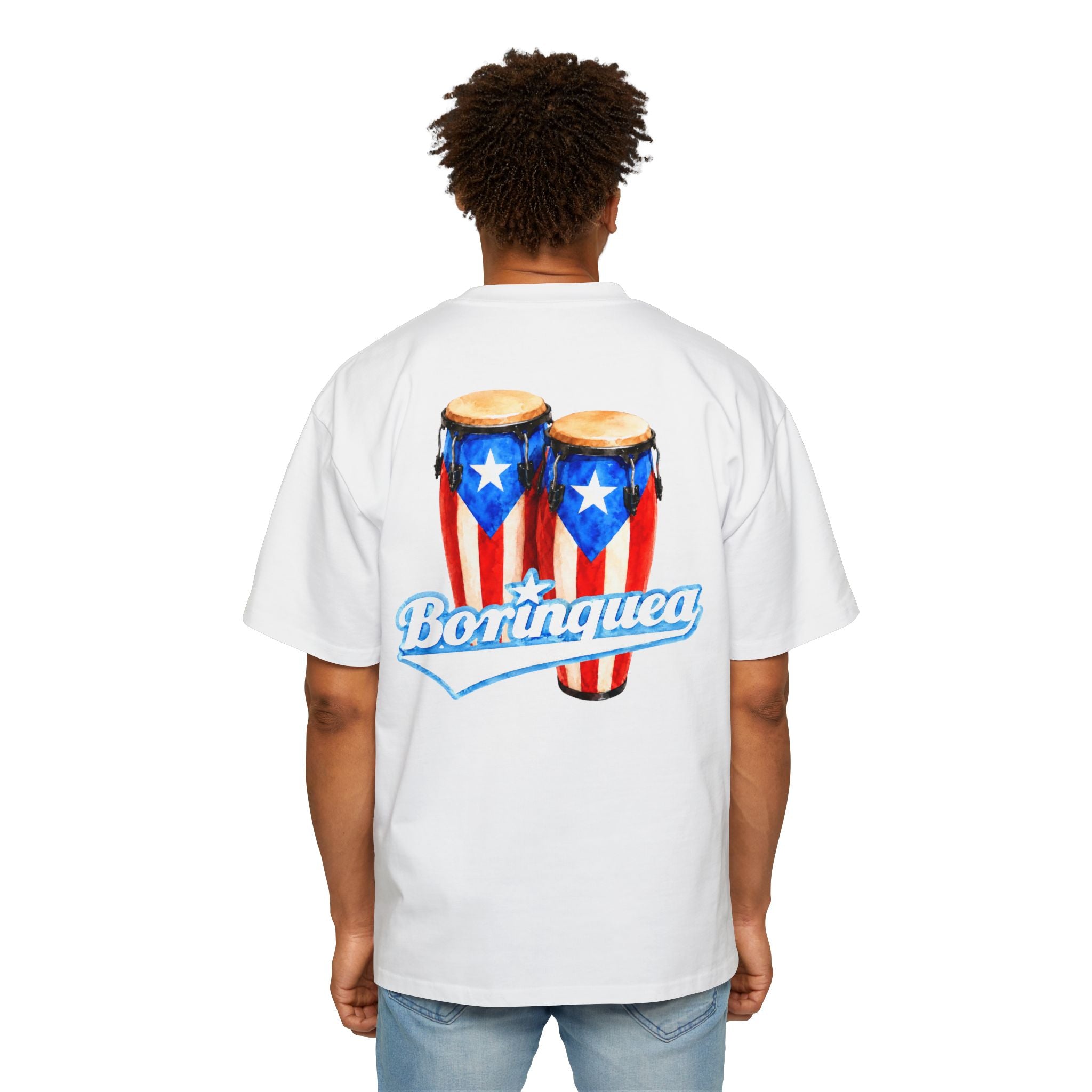 Camisa Oversized “Congas Puerto Rico” Borinquea