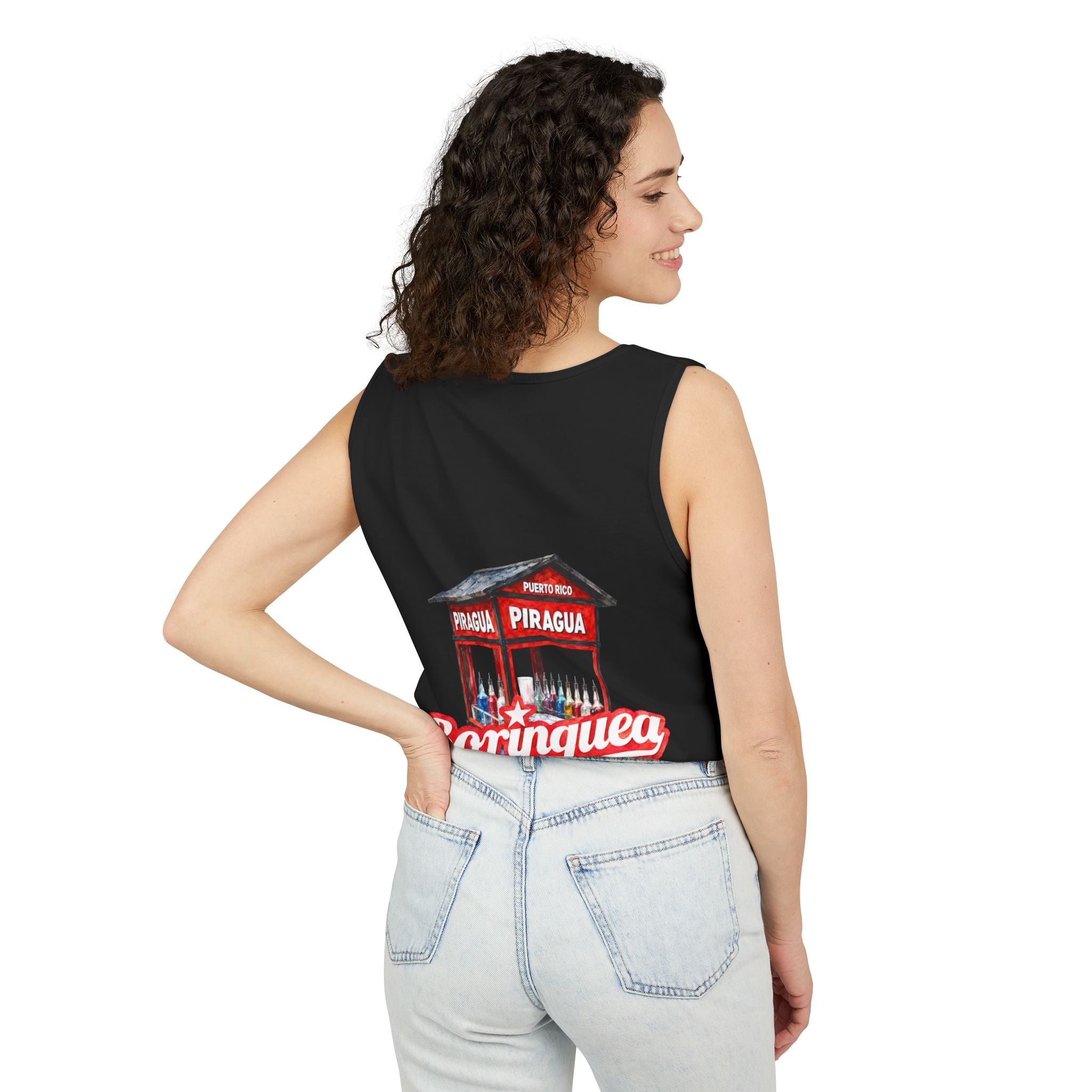 Tank Top Unisex “Carrito de Piraguas” Borinquea