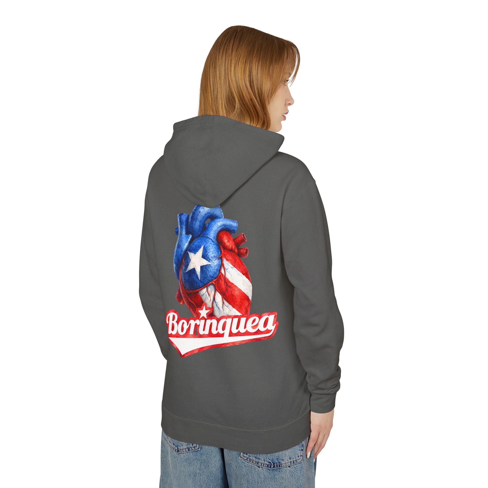 Hoodie “Corazón Boricua” Borinquea
