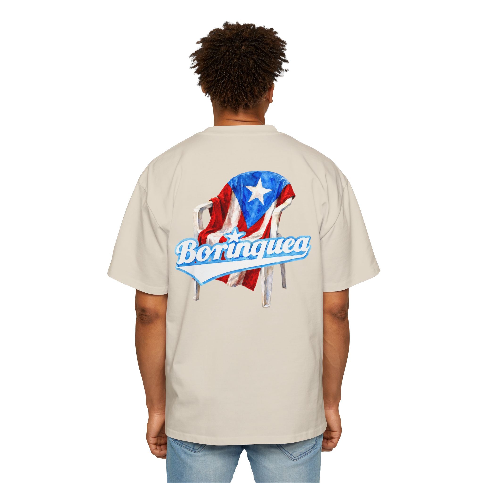 Camisa Oversized “Seguimos Aquí” Borinquea