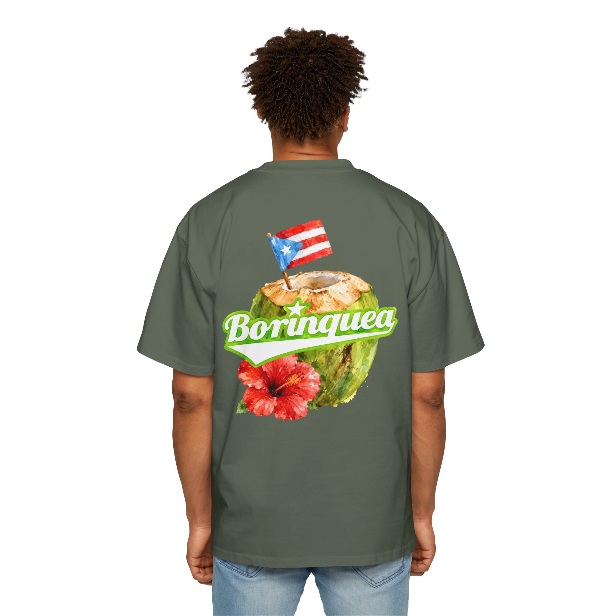 Camisa Oversize "Coco Frío Boricua" Borinquea