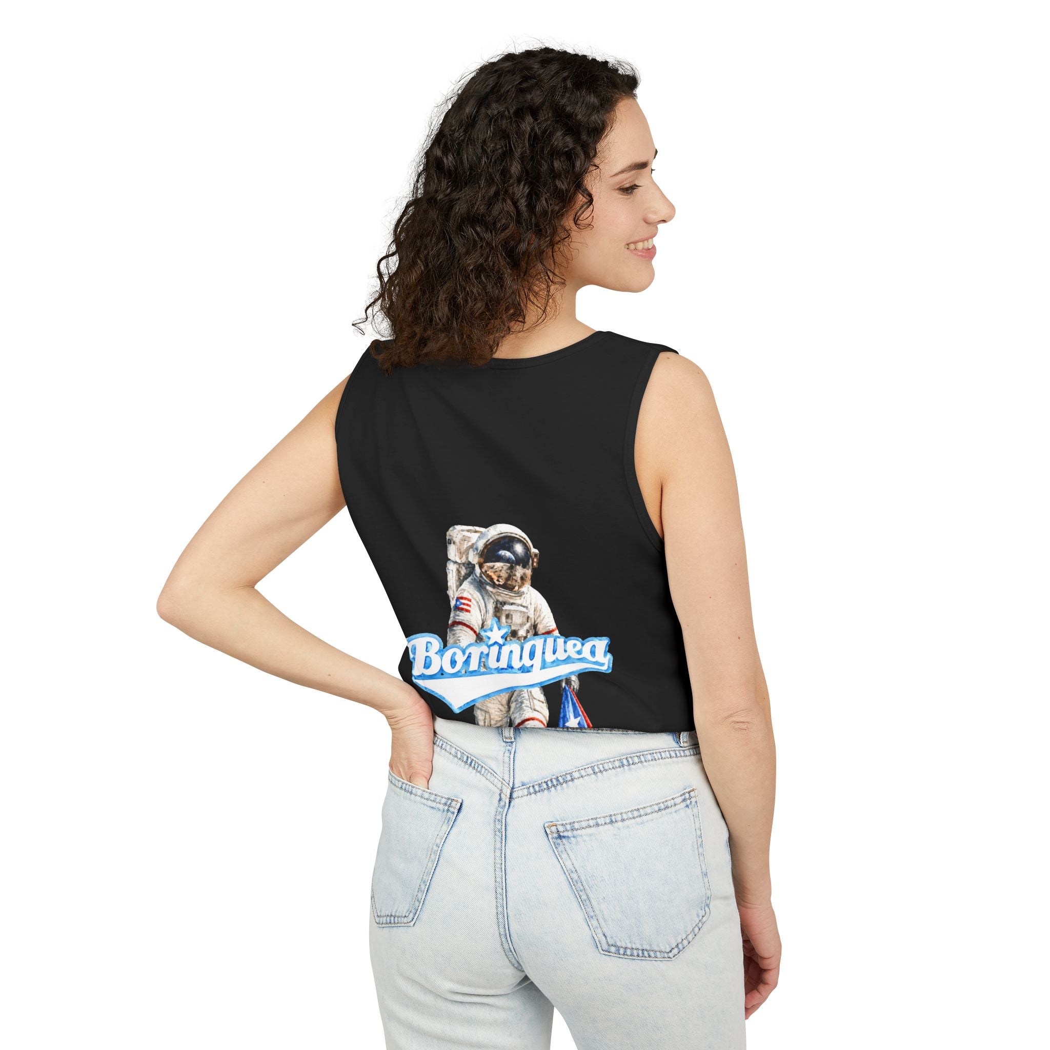 Tank Top Unisex “Boricua en la Luna” Borinquea