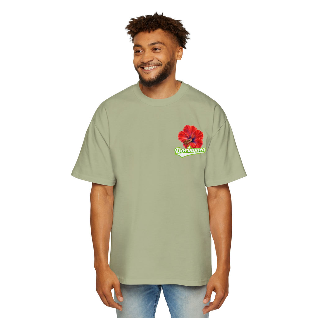 Camisa Oversize "Coquí y Flor de Maga" Borinquea