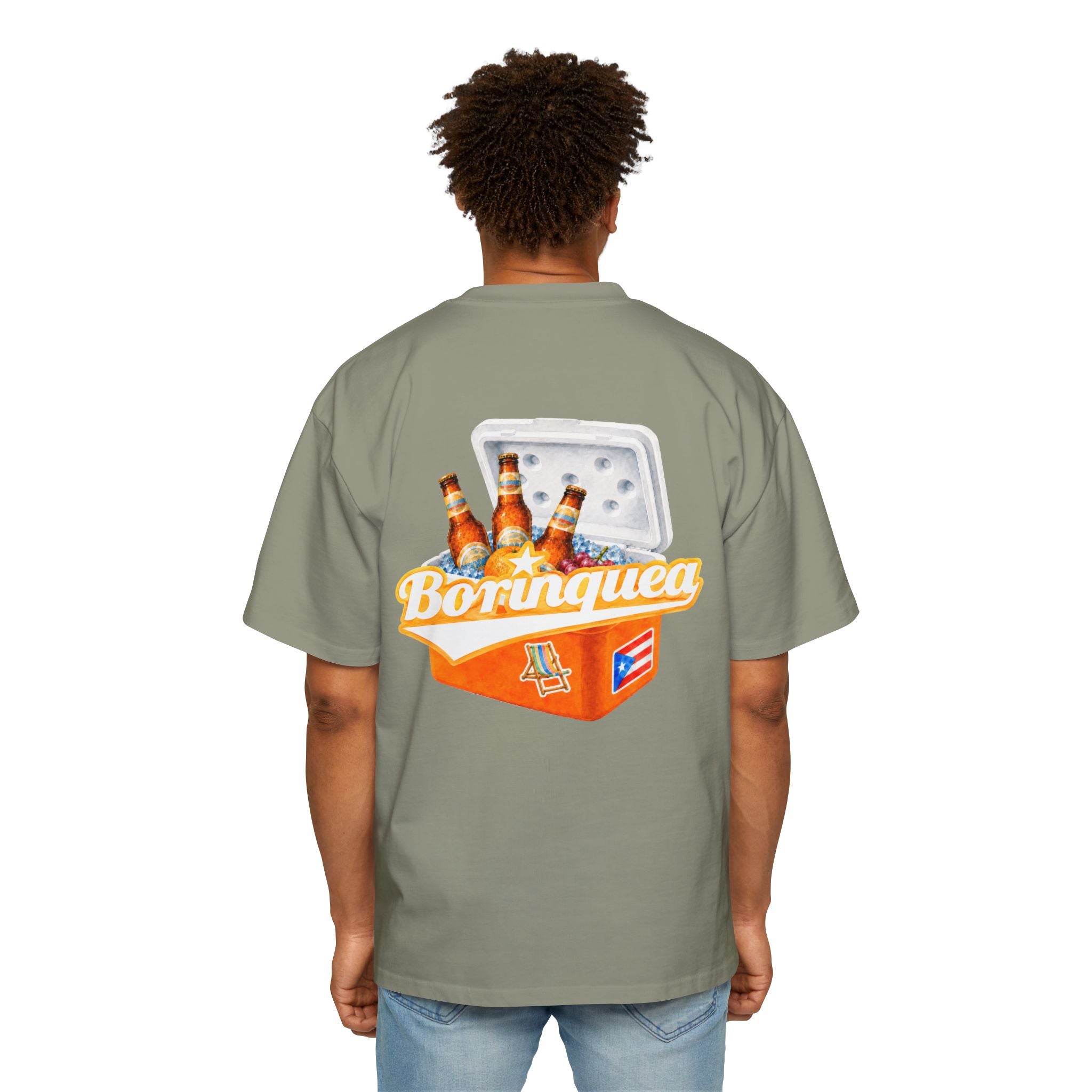 Camisa Oversize “Neverita de Playa Boricua” Borinquea