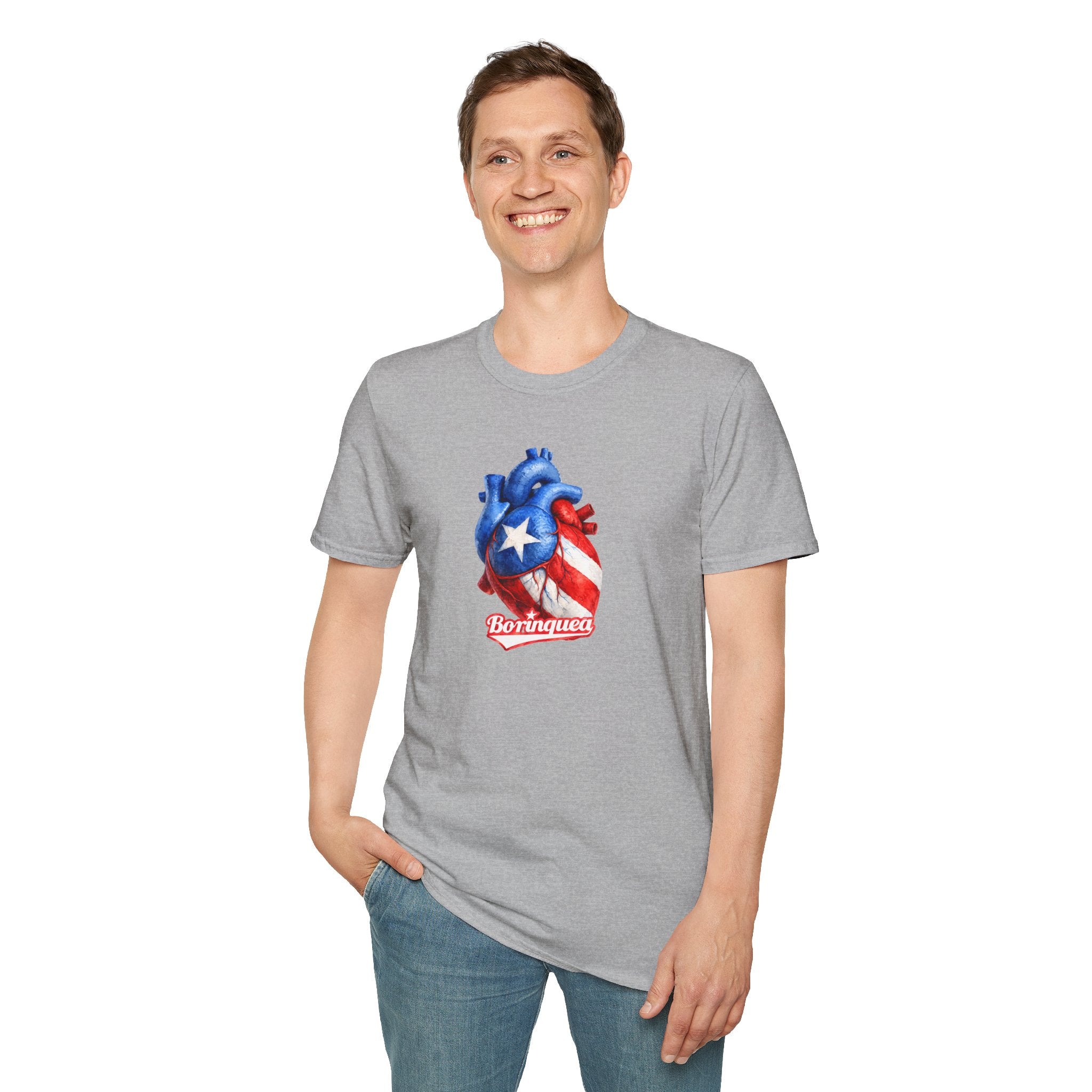 Camisa “Corazón Boricua” Borinquea