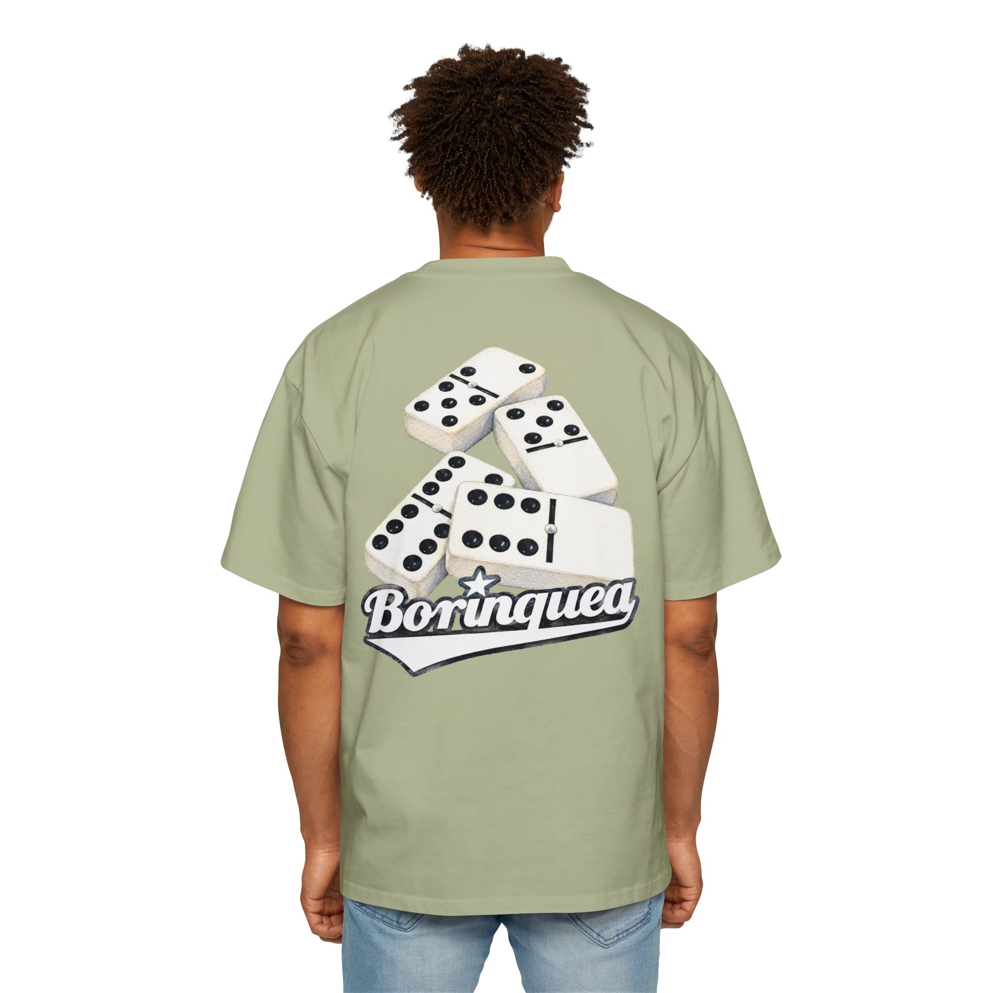 Camisa Oversized “Domino Boricua” Borinquea