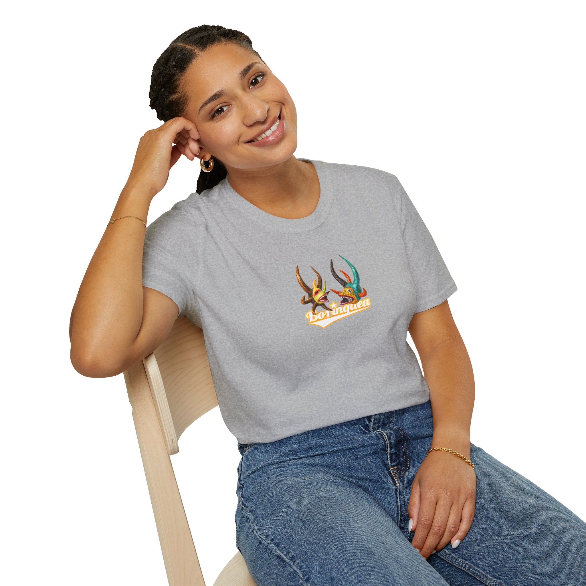 Camisa Soft Style "Vejigante Boricua" Borinquea