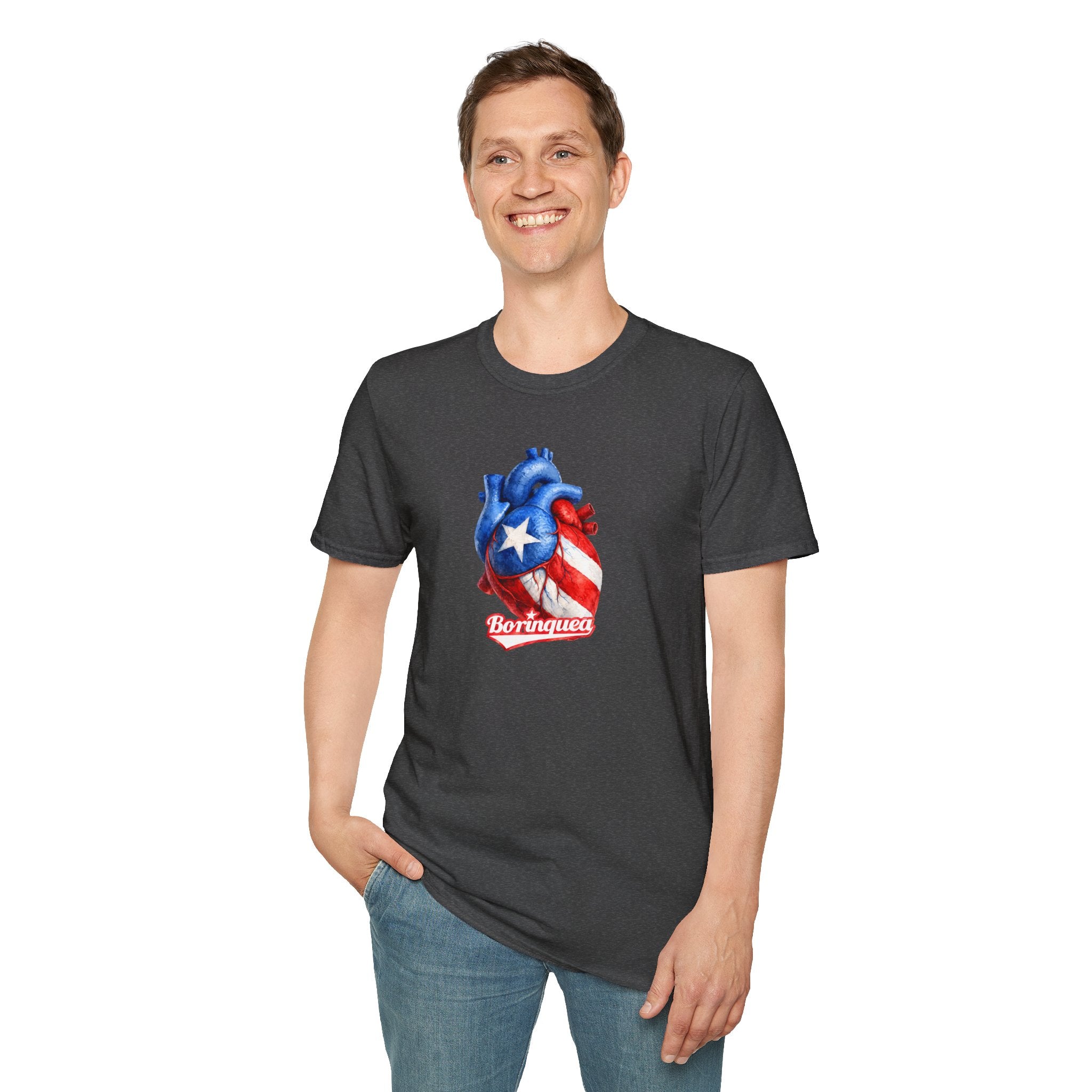 Camisa “Corazón Boricua” Borinquea