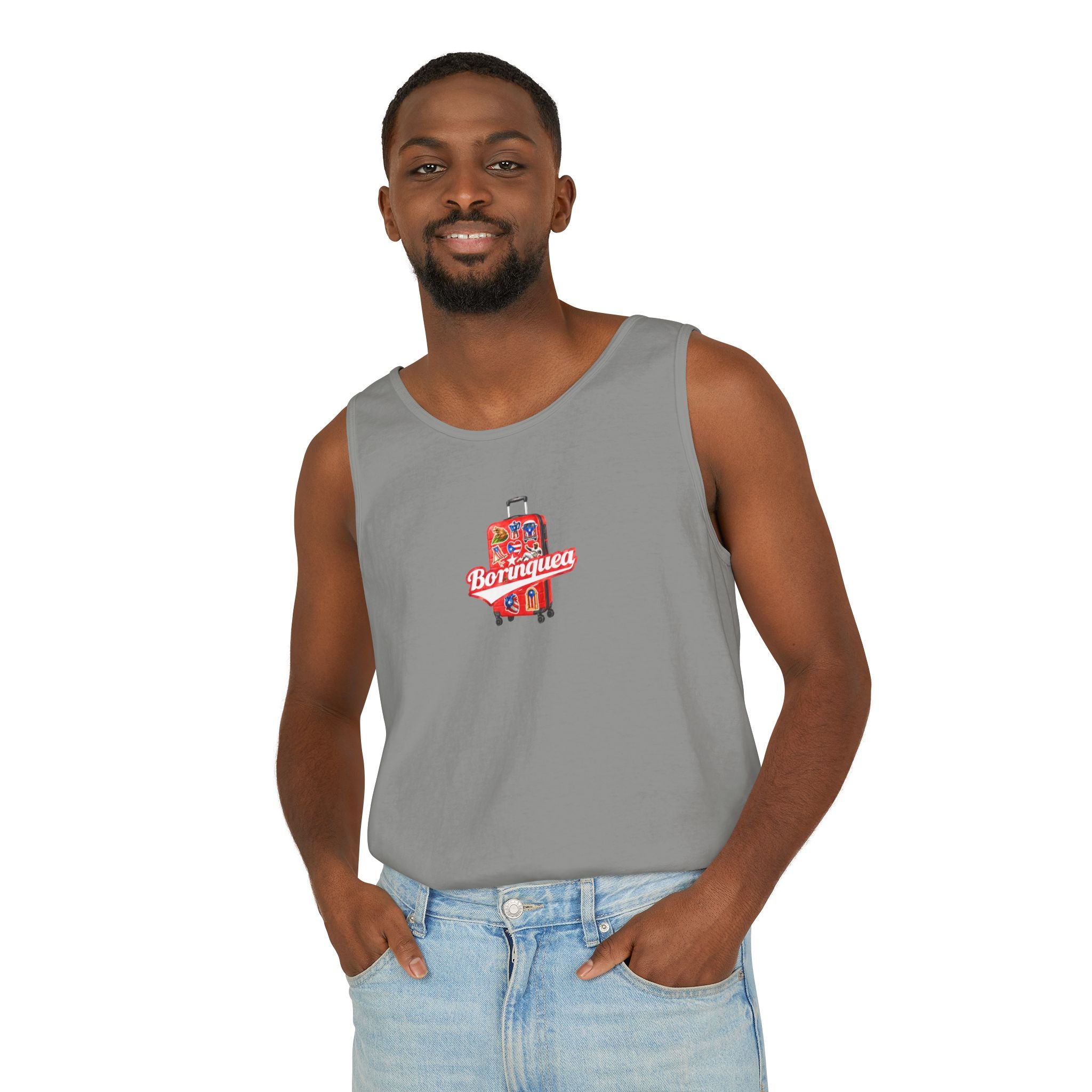 Tank Top "Viajero Boricua" Borinquea