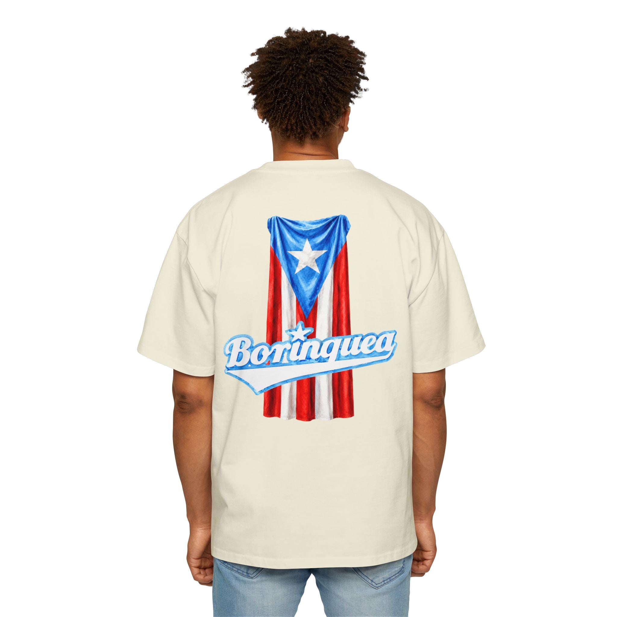 Camisa Oversized “Bandera Colgante Puerto Rico” Borinquea