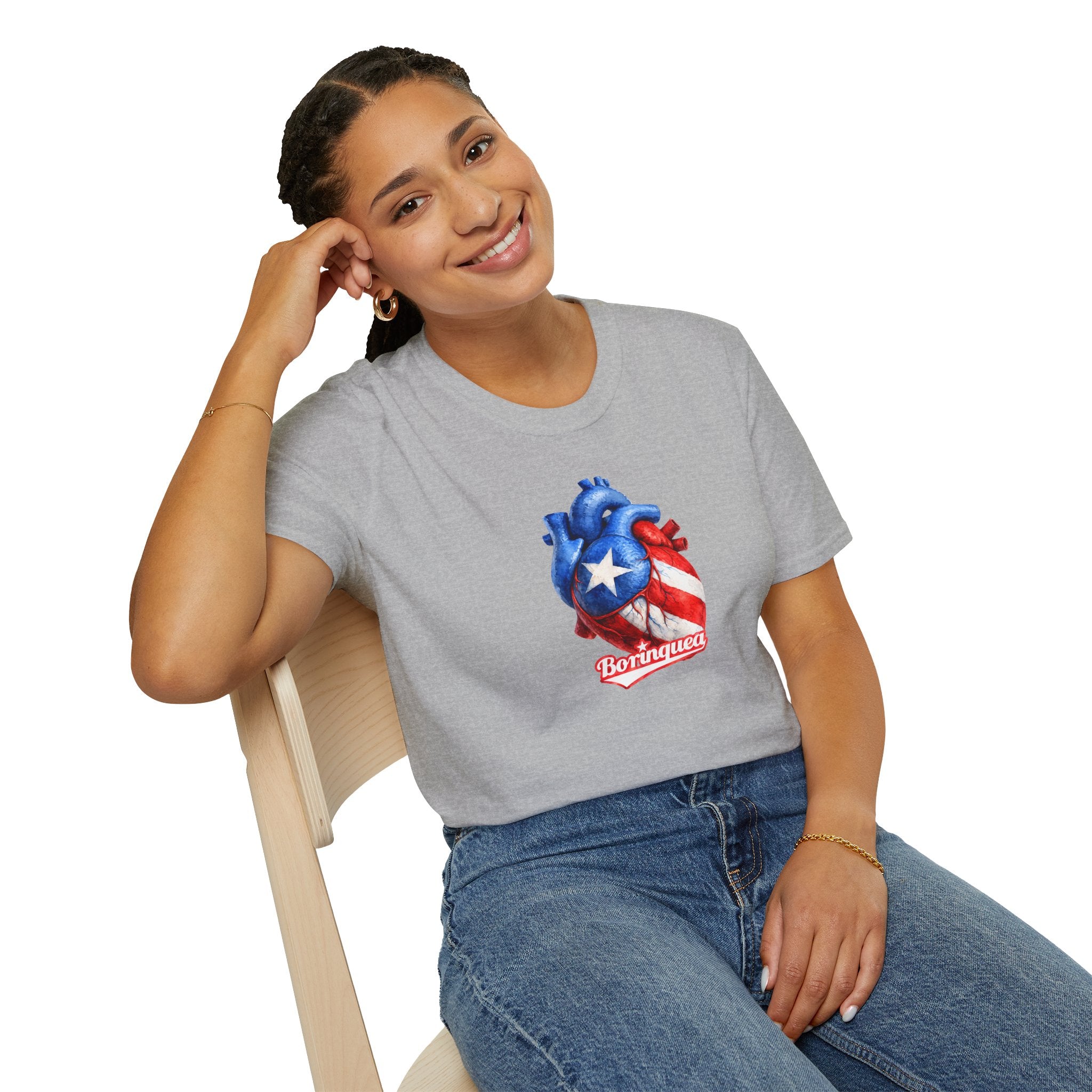 Camisa “Corazón Boricua” Borinquea