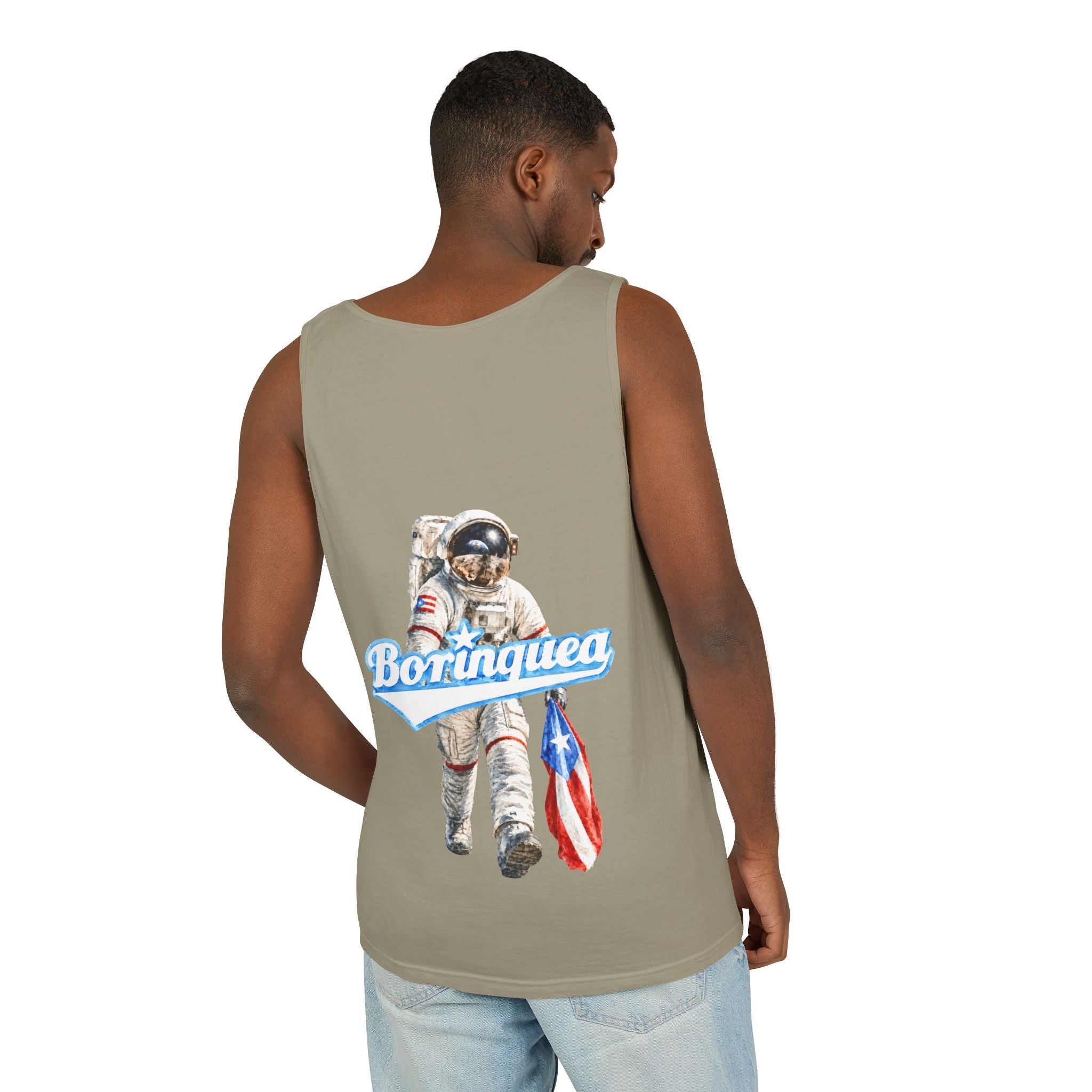 Tank Top Unisex “Boricua en la Luna” Borinquea