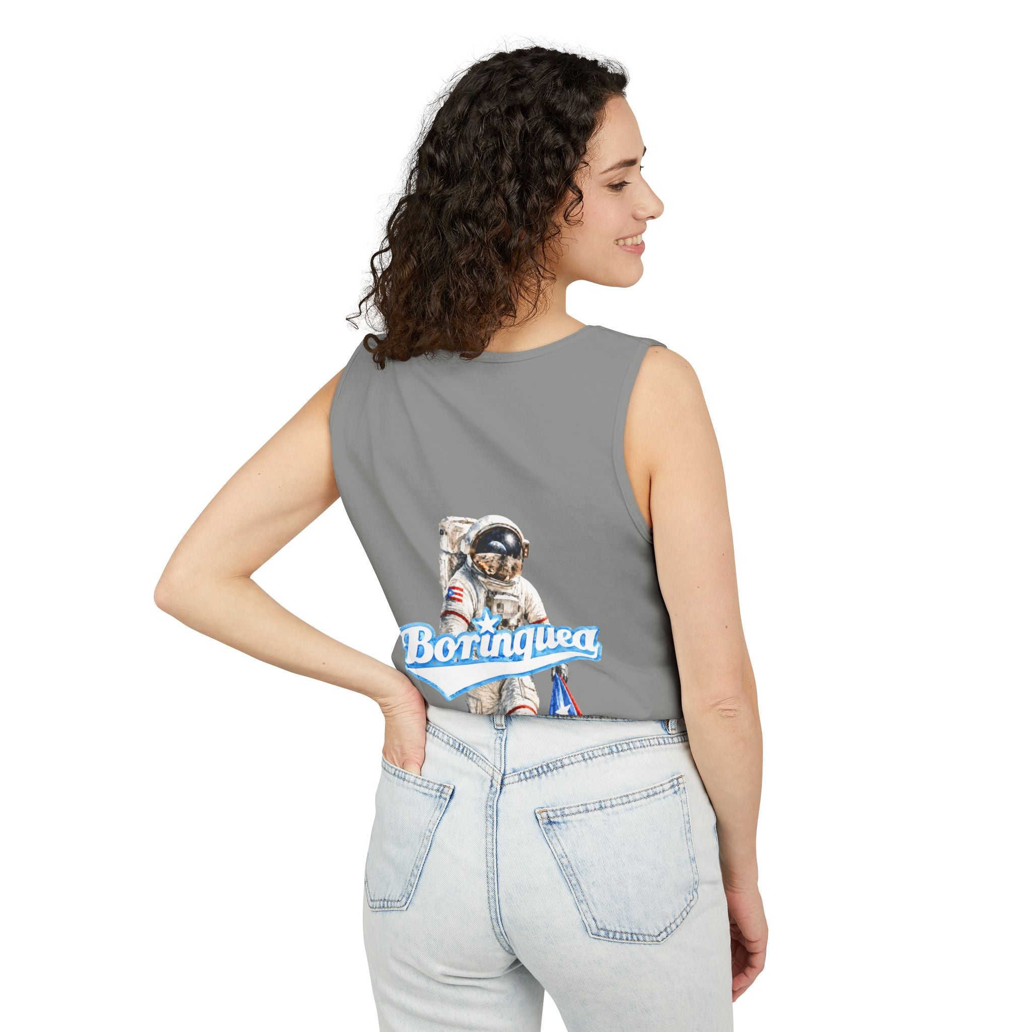 Tank Top Unisex “Boricua en la Luna” Borinquea