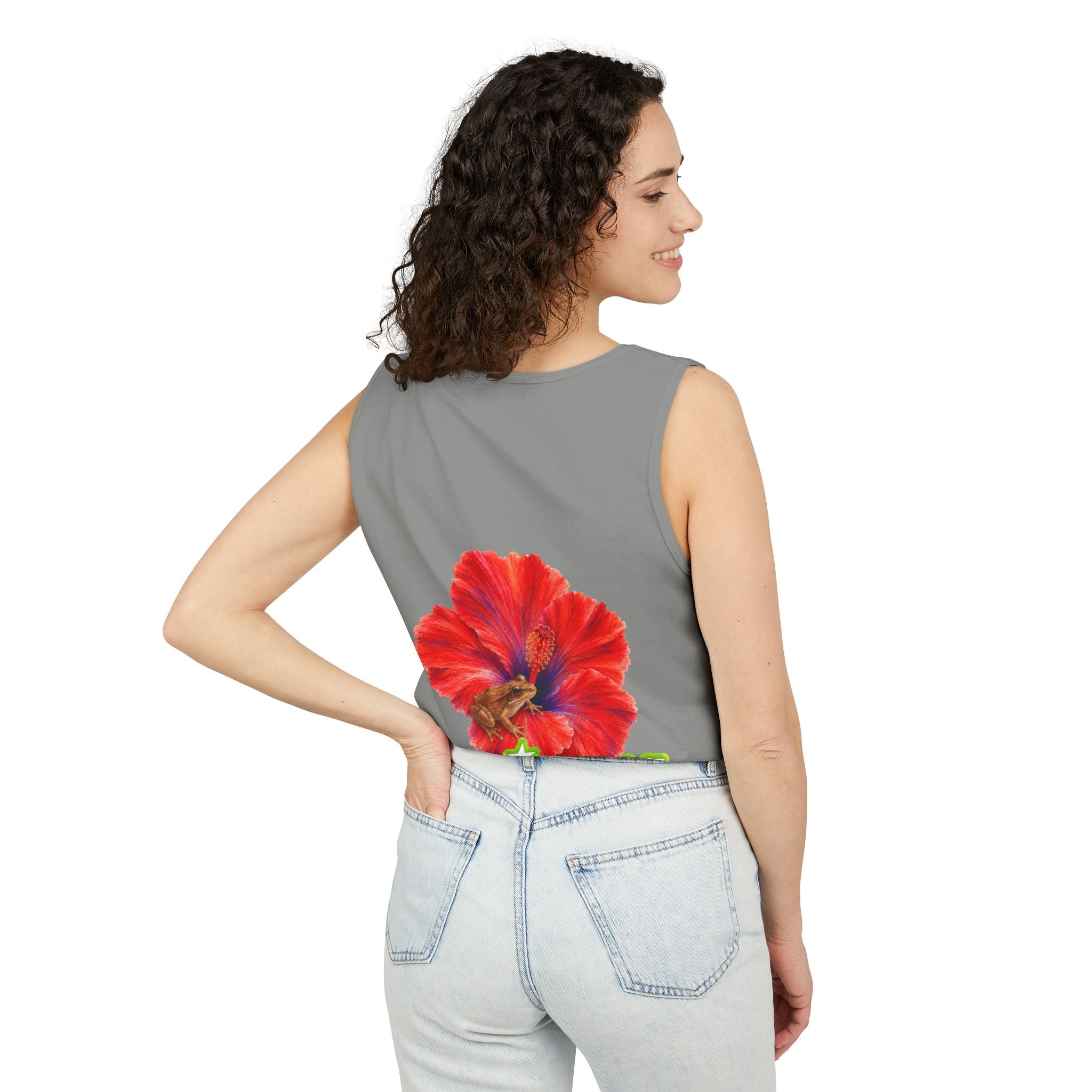 Tank Top "Coquí y Flor de Maga" Borinquea