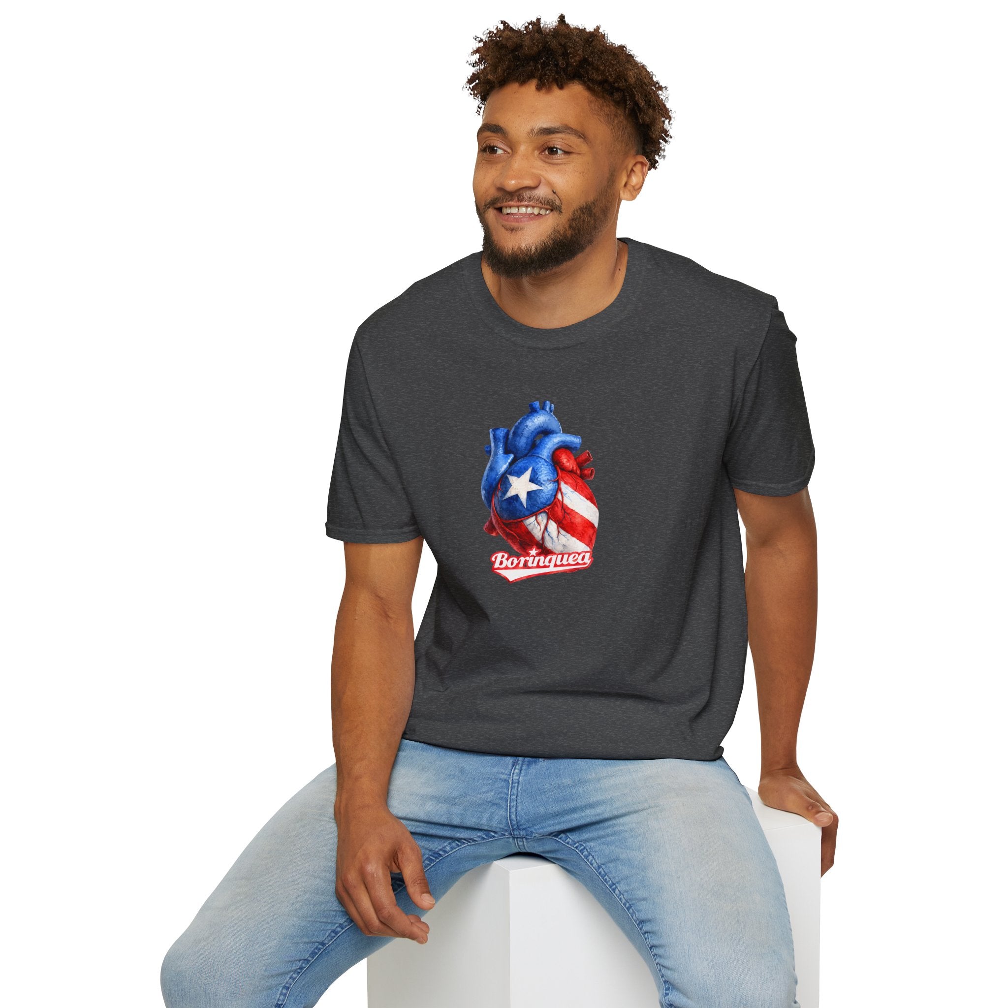Camisa “Corazón Boricua” Borinquea