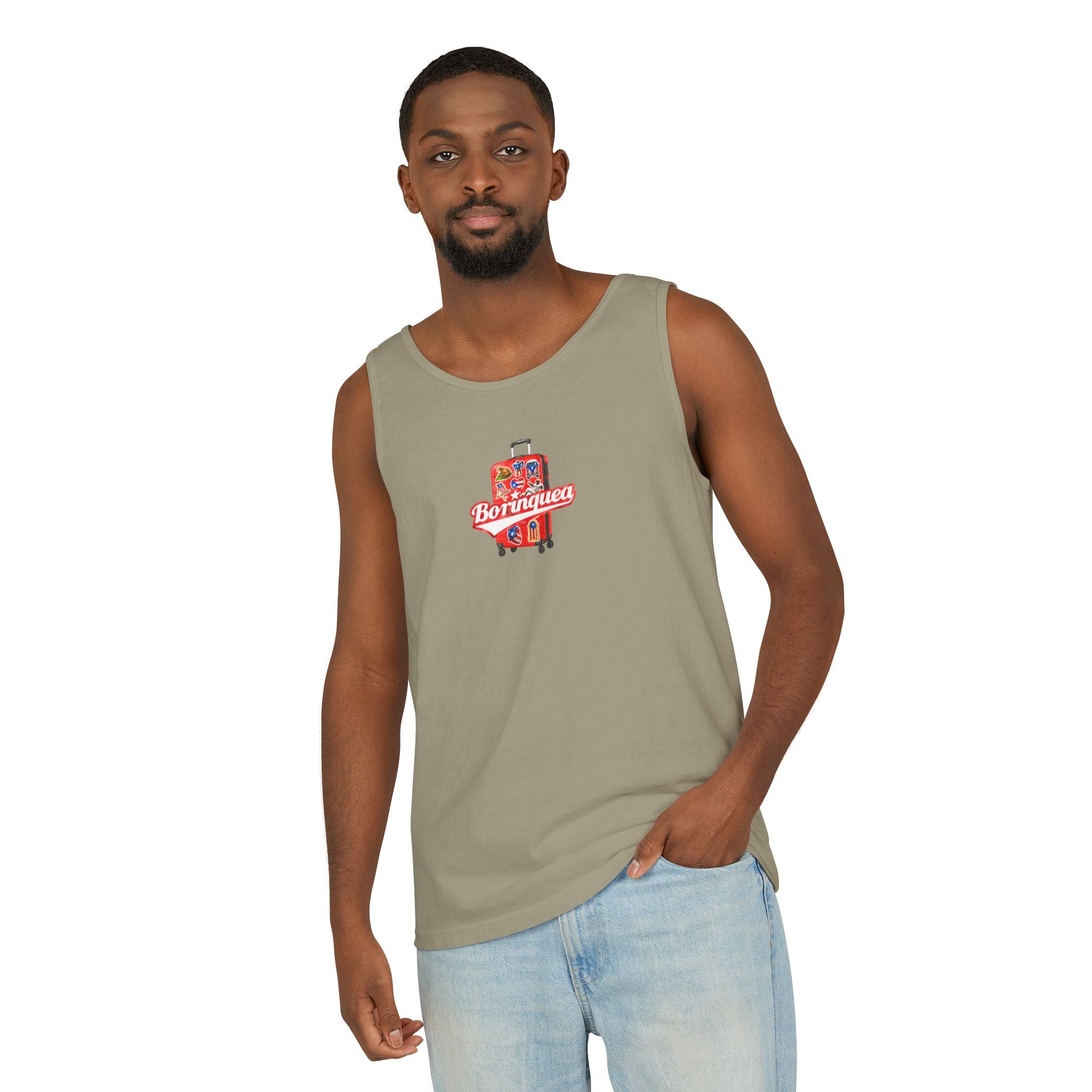 Tank Top "Viajero Boricua" Borinquea