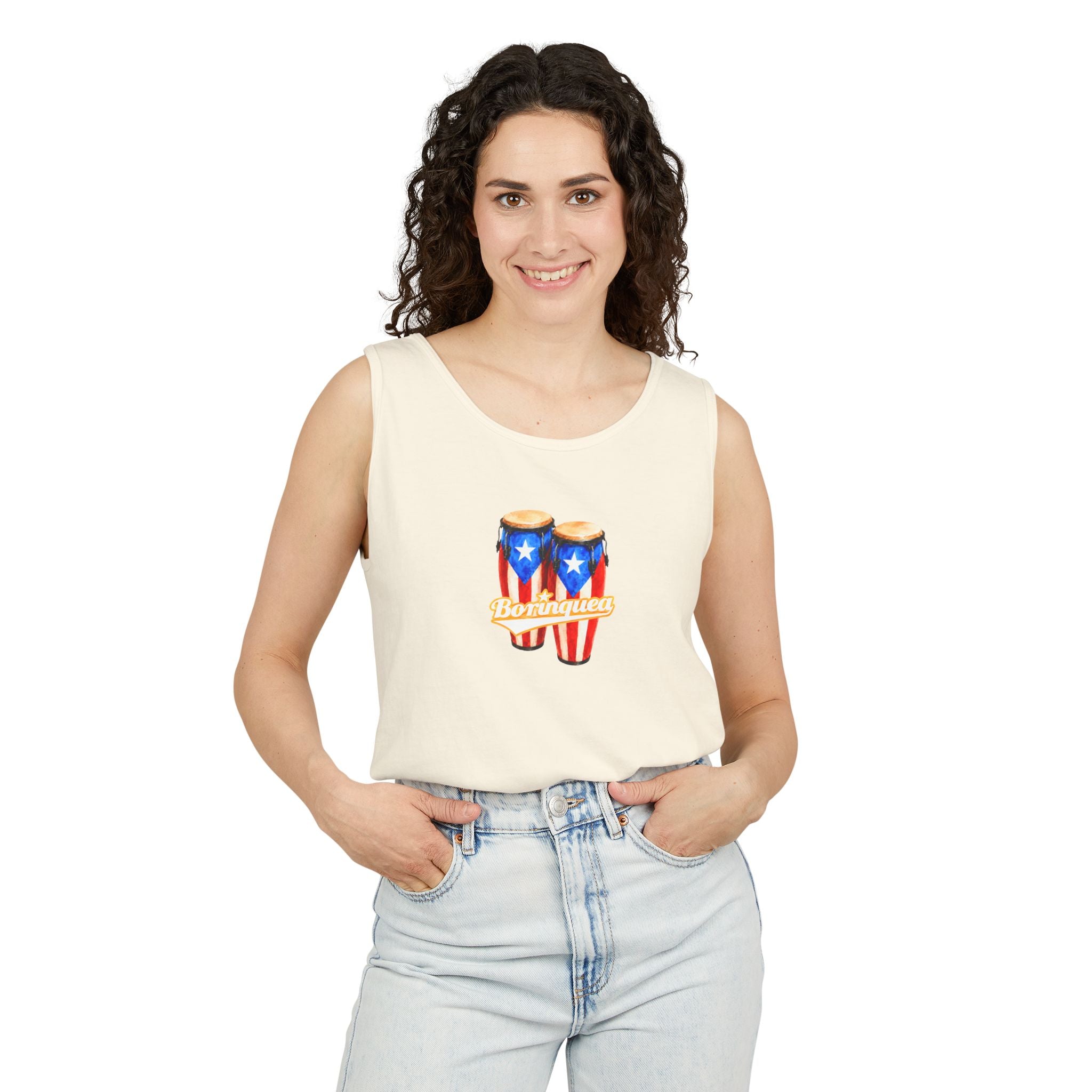Tank Top Unisex “Congas Boricuas” Borinquea